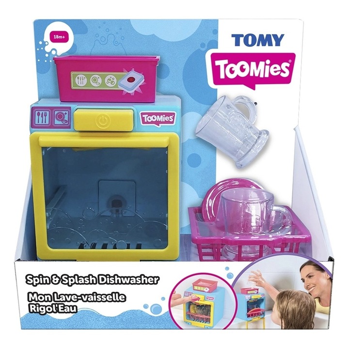 Tomy Toomies Szuper Pancsi mosogatógép fürdőjáték