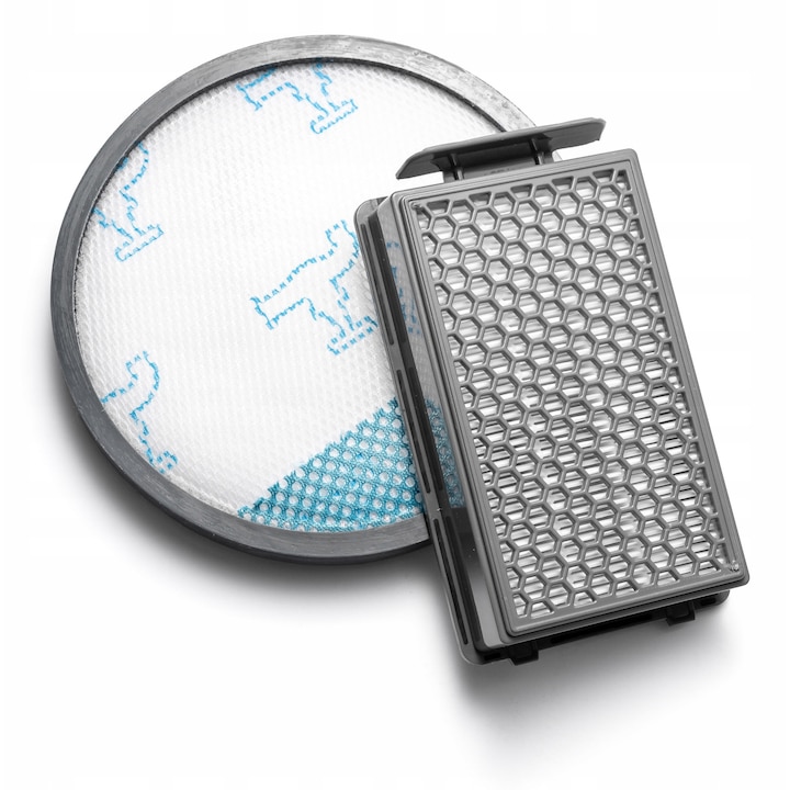 Set de filtre pentru aspirator AreoSe, rotund din spumă lavabilă, HEPA, eficiență 99, 95%