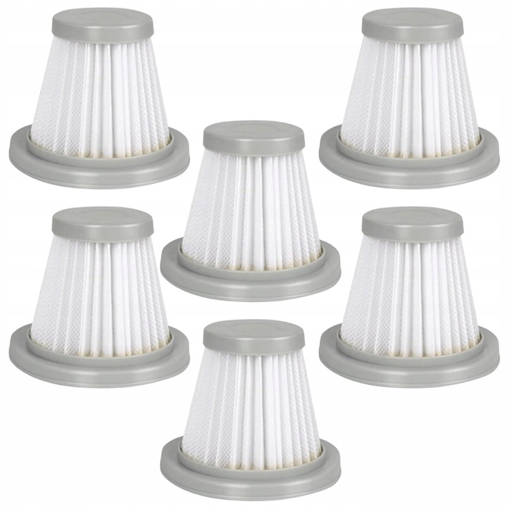 Set de filtre HEPA AreoSe pentru aspirator Deerma DX118C și DX128C, 6 bucăți, filtrare 99, 95%