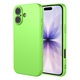 Husa Soft pentru iPhone 17, MicroFiber, TPU, Mint GREEN