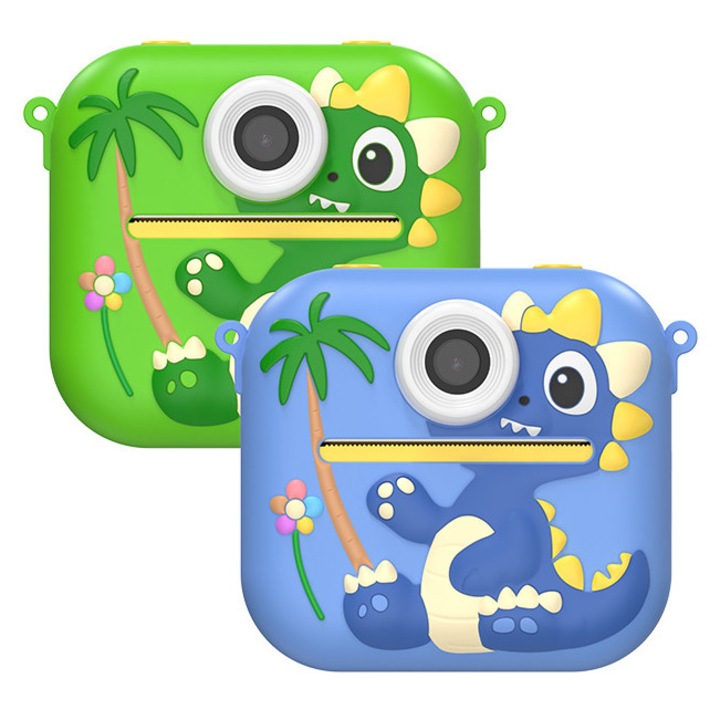 Aparat foto Tracer DinoCam, 2 "4" LCD, 48 MP, 128 GB, 1080p, Click&Print, Cameră instantanee