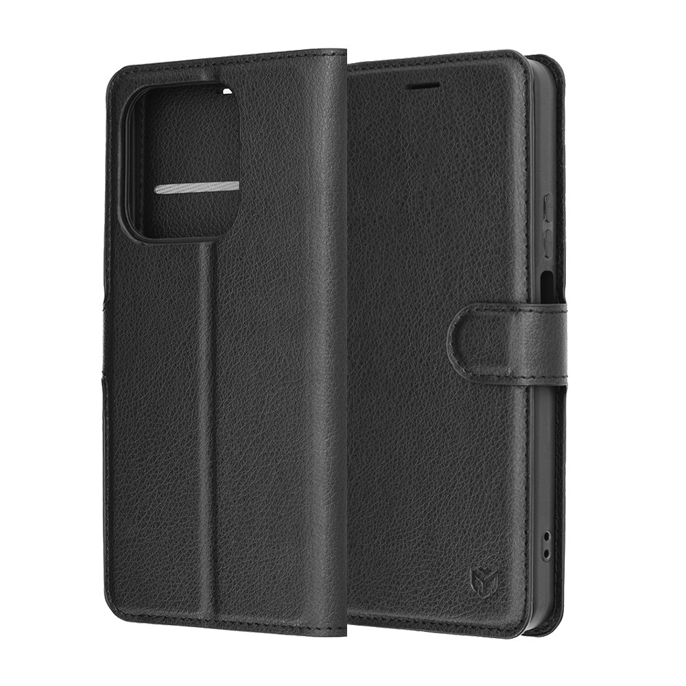 Husa pentru Honor 400 Smart 5G / 400 Smart 4G / X7d 4G - Techsuit Leather Folio - Black