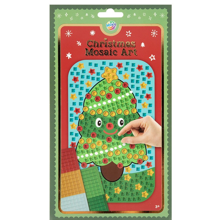 Set creativ mozaic Craciun, Grafix