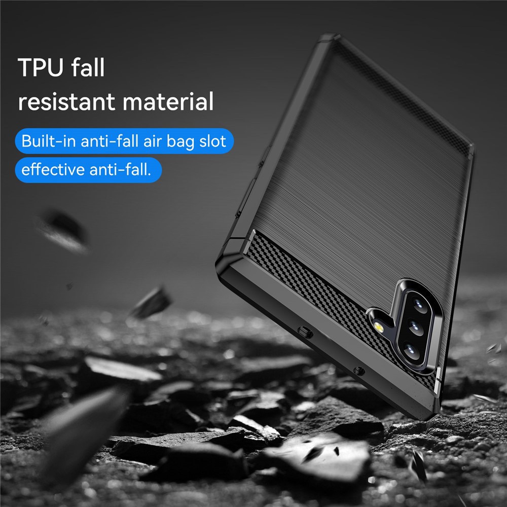 Husa pentru OnePlus 15 - Techsuit Carbon Silicone - Black