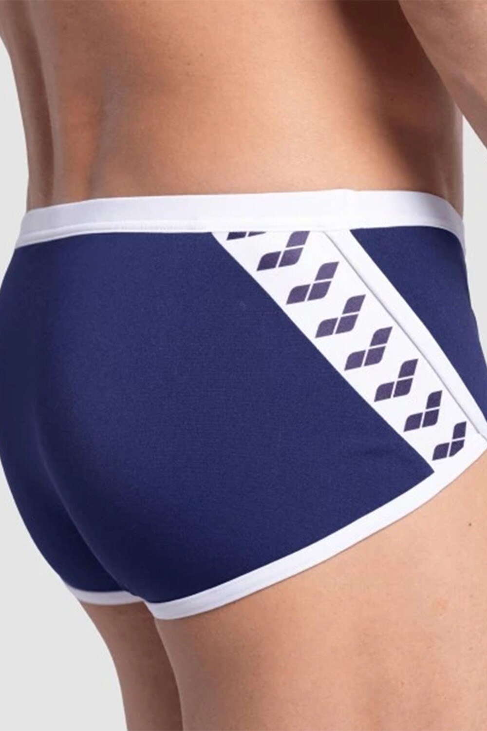 アリーナPerformance Icons Low-Waist Navy 85 Costum de baie barbati Arena Icons Low Waist Short Solid 6750476