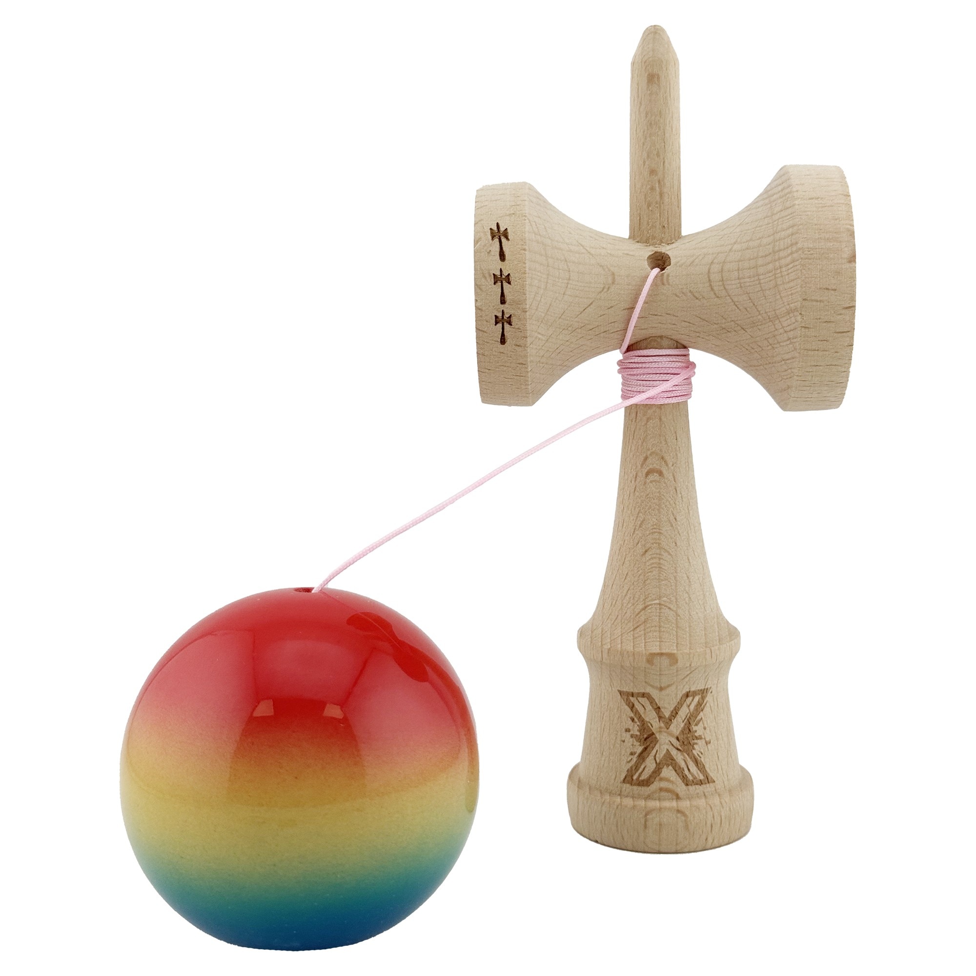 Kendama Originala X, Profesionala, Big Cups V2, Super Sticky Cupe