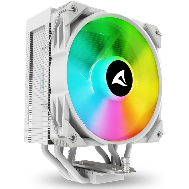 Cooler Procesor Sharkoon A40 RGB White - 1x 120 ARGB PWM Fan