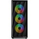 Sharkoon VK4 ARGB ház, ATX, edzett üveg, 4x 120 ARGB ventilátor, ARGB vezérlő