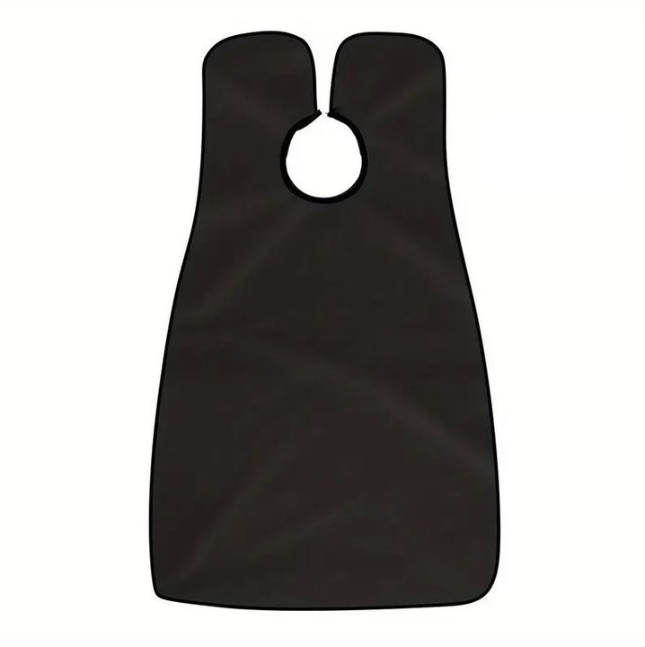 Pelerină de bărbierit, pânză de ras, pentru uz casnic, pelerină de bărbierit pentru acasă, LRTM, Negru