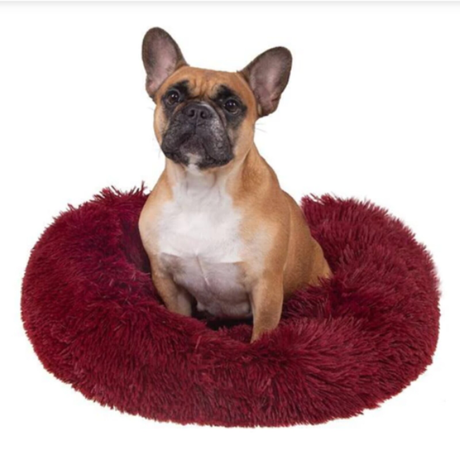 Pat Moale Pat plus moale pentru pisici si caini Burgundy Premium 50 cm - eMAG.ro