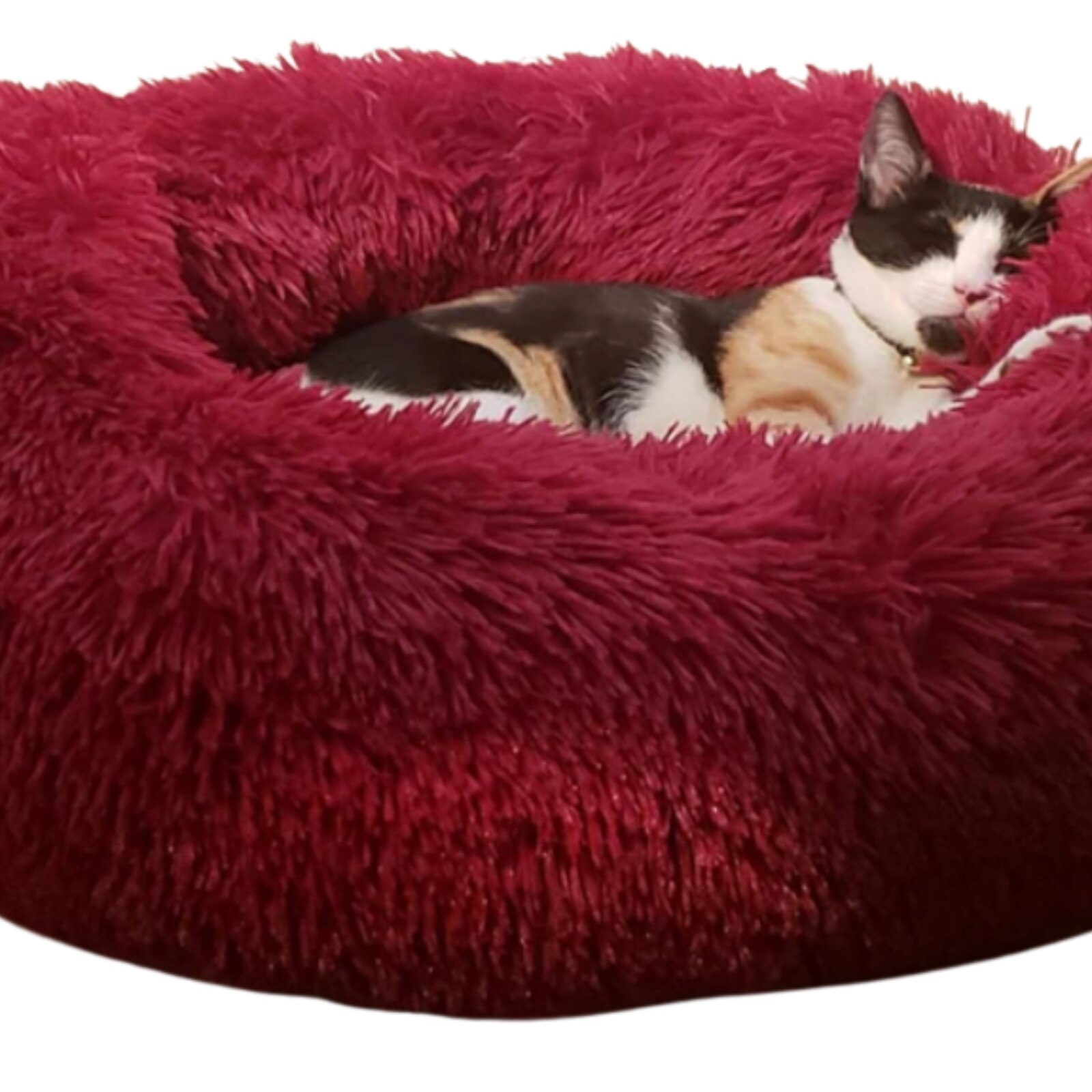 Pat Moale Pat plus moale pentru pisici si caini Burgundy Premium 50 cm - eMAG.ro