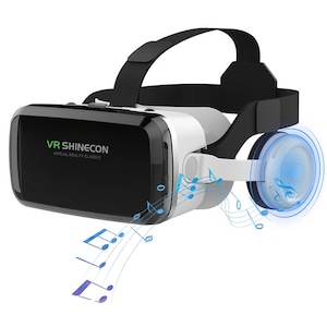 Ochelari VR/3D IDAMAKON Ochelari mobili 3D VR digitali Dimensiuni Telefon 4.5-6.7 Inch Filme Jocuri Video cu Acumulator Incorporat Lentile Acril Reglabile Design Ergonomic Pentru Telefon Mobil IOS Android Negru