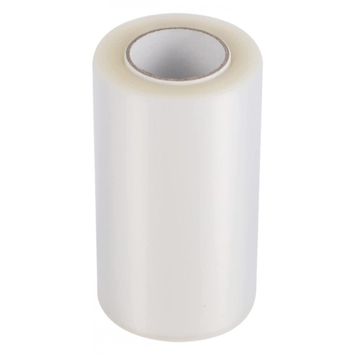 Rola de folie pentru patiserie Lanjue, 8 cm x 10 m, plastic, transparent