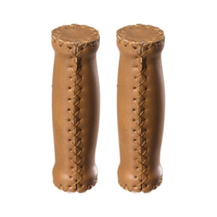 Manere bicicleta Selle Monte Grappa, set 2 bucati, 120mm, maro deschis