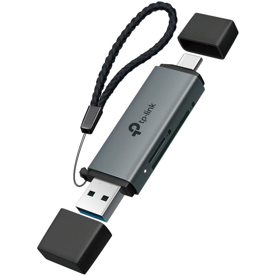 Adaptor HUB USB si USB-C TP-Link UA430D, la SD si microSD 3.0 cititor de carduri