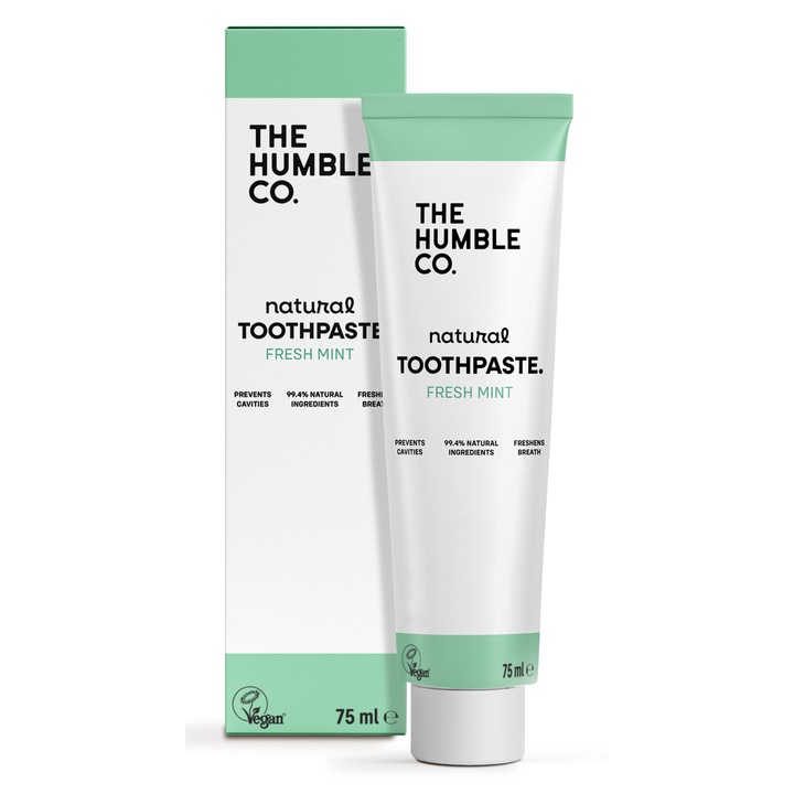 Натурална Паста за зъби The Humble Co. 75ml, Мента