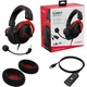 HyperX Cloud II Gaming fejhallgató, Fekete/Piros