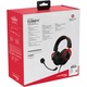 HyperX Cloud II Gaming fejhallgató, Fekete/Piros