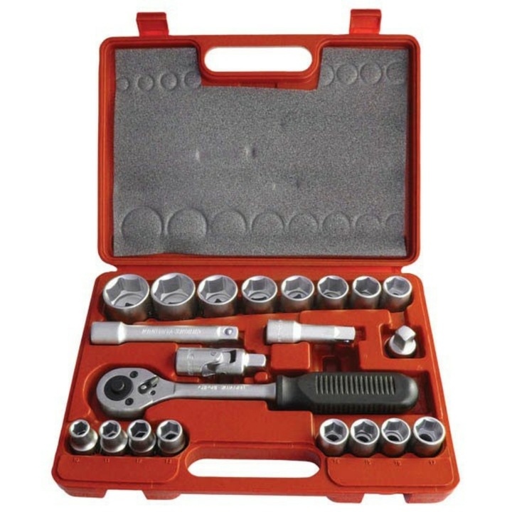 Set de chei tubulare Extol de 21 1/2 "45 dinti