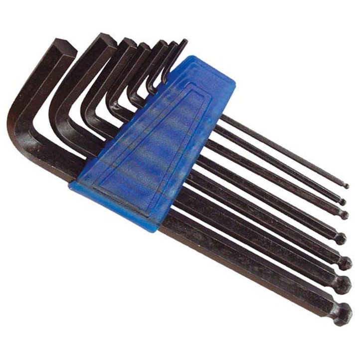 Imbuszkulcs készlet 7 db gömbfejű