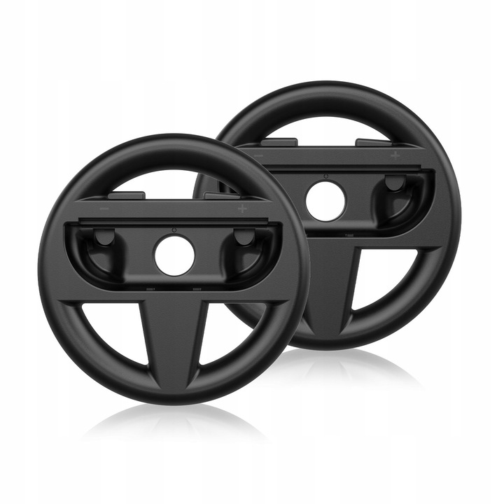 Set volan gaming Jys pentru Nintendo Switch 2, 2x Negru, 14cm, ergonomic