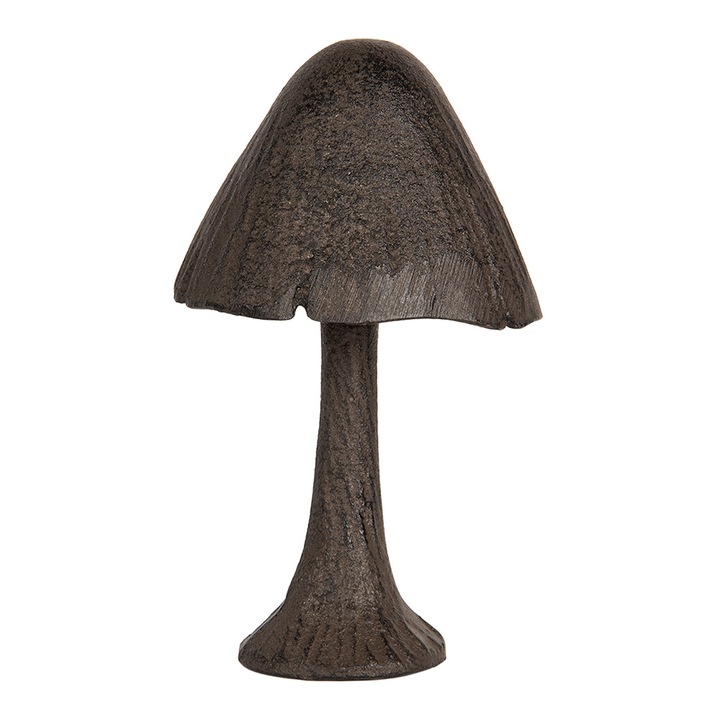 Ciupercuta decorativa metal maro 7x7x13 cm