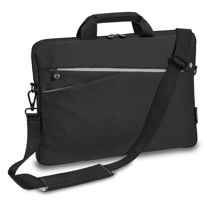 Pedea - Geanta Pentru Laptop *Moda* Geanta Pentru Notebook Pana La 13, 3 Inci - Geanta De Umar Pentru Laptop Cu Curea De Umar - Husa Pentru Laptop Neagra - Geanta Pentru Notebook Pentru Femei Si Barbati