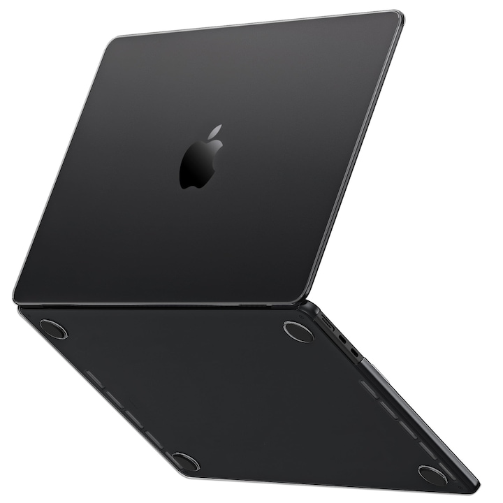 Gpxiiz Carcasa Compatibila Cu Macbook Pro 14 Inch M5 M4 M3 M2 M1 Pro/Max Husa De Protectie 2025-2021 A3434 A3112 A3185 A3401 A2918 A2992 A2779 A2442, Carcasa Ultra-Subtire Cu Clipsuri 14.2", Negru Spatial