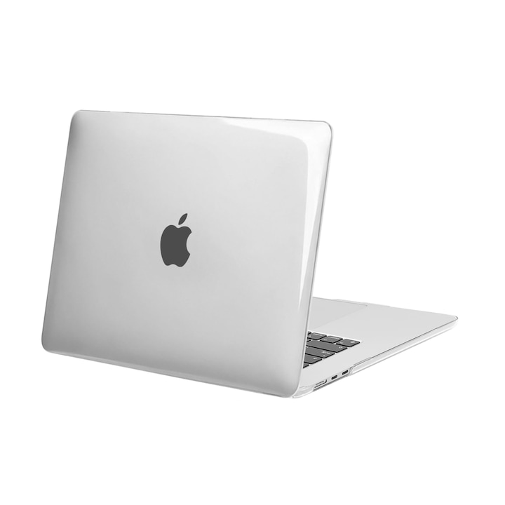 Mosiso Carcasa Compatibila Cu Macbook Air 15 Inch M4 M3 M2 A3241 A3114 A2941 2025 2024 2023 Chip Cu Ecran Liquid Retina Si Touch Id, Carcasa De Protectie Din Plastic Rigid, Transparenta