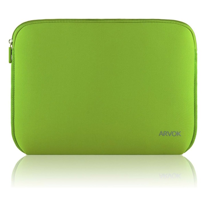 Arvok Geanta De Protectie Pentru Laptop 15 15.6 16 Inch Pentru Macbook Pro 16 Inch, Husa Impermeabila Pentru Laptop, Husa Pentru Notebook-Uri Pentru Hp/Dell/Lenovo/Asus/Acer, Verde Bambus