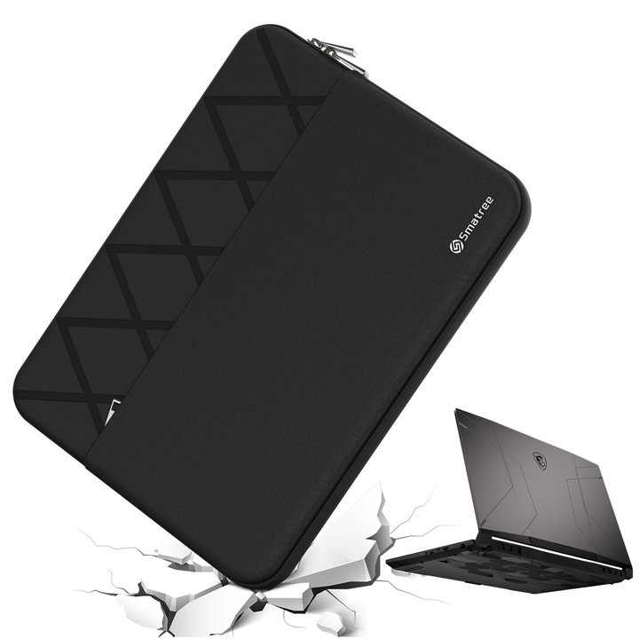 Geanta Impermeabila Smatree Pentru Laptop De 17, 3 Inch, Anti-Soc, Conceputa Special Pentru Laptopurile De Gaming Msi Ge76 Raider Dragon Tiamat/Pulse Gl76/Crosshair 17/Bravo 17/Katana Gf76/Sword 17/Wf76 (E814)