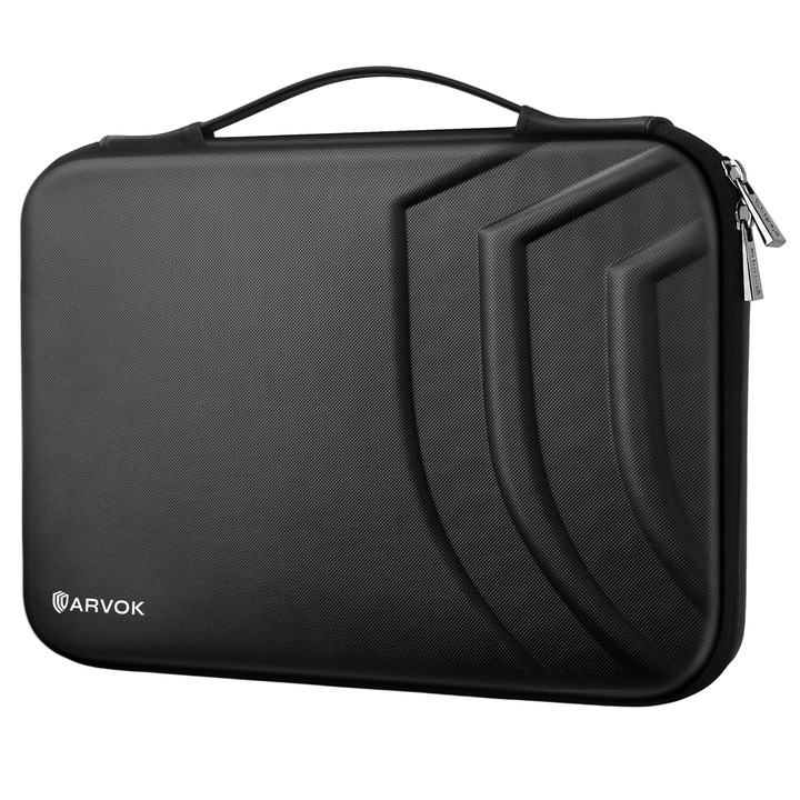 Husa Rigida Arvok Pentru Laptop De 15 Inch, Pentru Macbook Air/Pro De 15 Inch, Husa Rezistenta La Socuri Din Eva Pentru Laptop De 15 Inch, Cu Buzunar Pentru Accesorii Si Maner Pentru Dell Xps De 15 Inch, Hp Spectre, Surface Laptop, Asus Zen Book (Neg