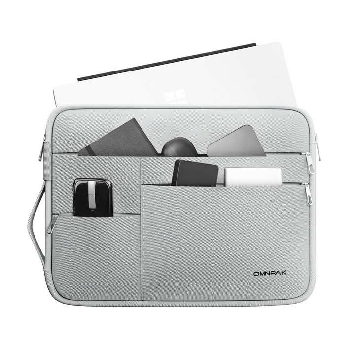 Geanta De Laptop Omnpak 13 Inch Pentru Surface Pro 12/11/10/9/8/7/X, Geanta De Protectie Pentru Laptop Cu Curea Laterala, Husa De Transport Impermeabila Pentru Laptop