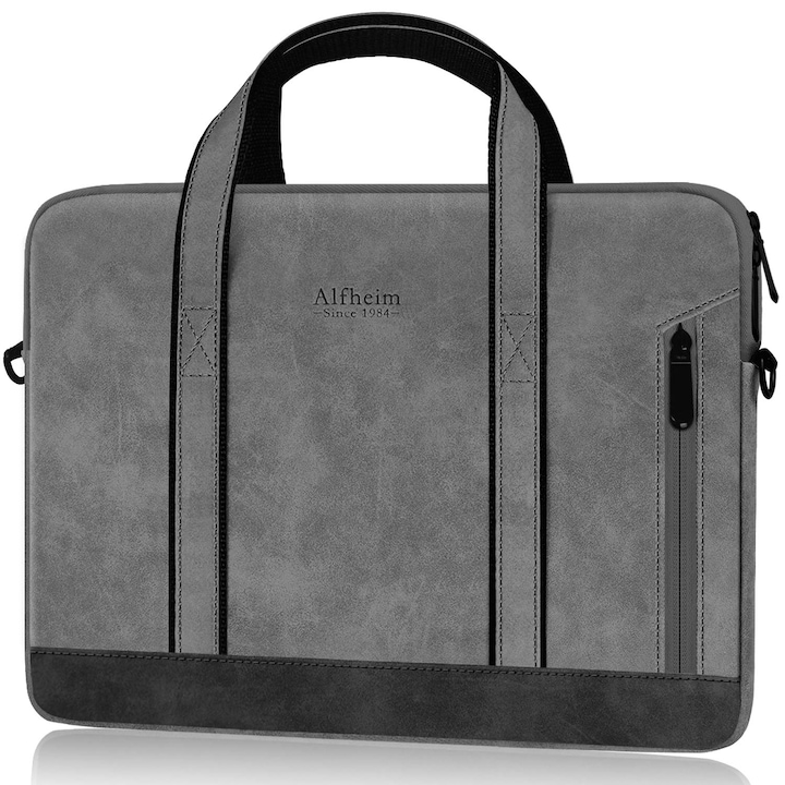 Geanta Laptop Alfheim De 13, 3 Inch, Pentru Notebook-Uri De 13-13, 3 Inch, Impermeabila, Rezistenta La Socuri, Pentru Calatorii/Business, Cu Buzunare, Compatibila Cu Macbook Pro De 14" M4 M3 M2 M1