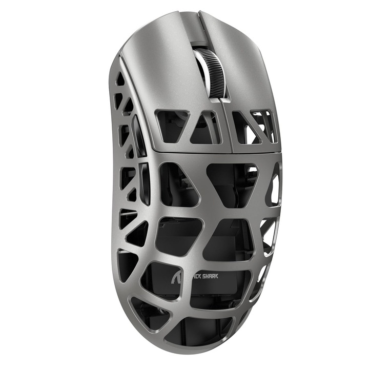 ATTACK SHARK R3 vezeték nélküli egér, magnéziumötvözet, Pixart Paw3395 szenzor, 26000 DPI, 46g