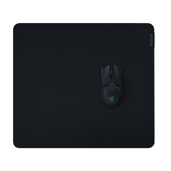 Razer Gigantus V2 Large - Puha Gaming Egérpad, Gyors Játékstílusokhoz és Optimális Irányításhoz (450 X 400 X 3 Mm, Texturált Mikroszálas Anyag, Csúszásmentes Gumi) Fekete