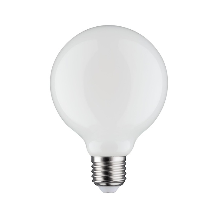 Bec Led Paulmann 50396 Filamenttel G95 Globe Smart Home Zigbee Szabályozható Fehér, 7W, Szabályozható, Opál Arany Fény, Természetes Fény, Fehér 2200-6500K E27