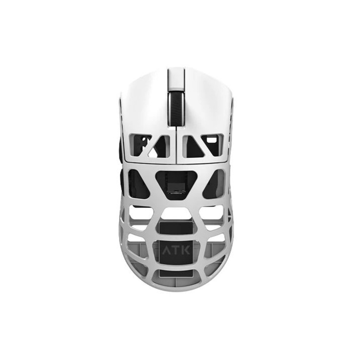 Mouse gaming wireless ATK Fierce X, 30000DPI, alb