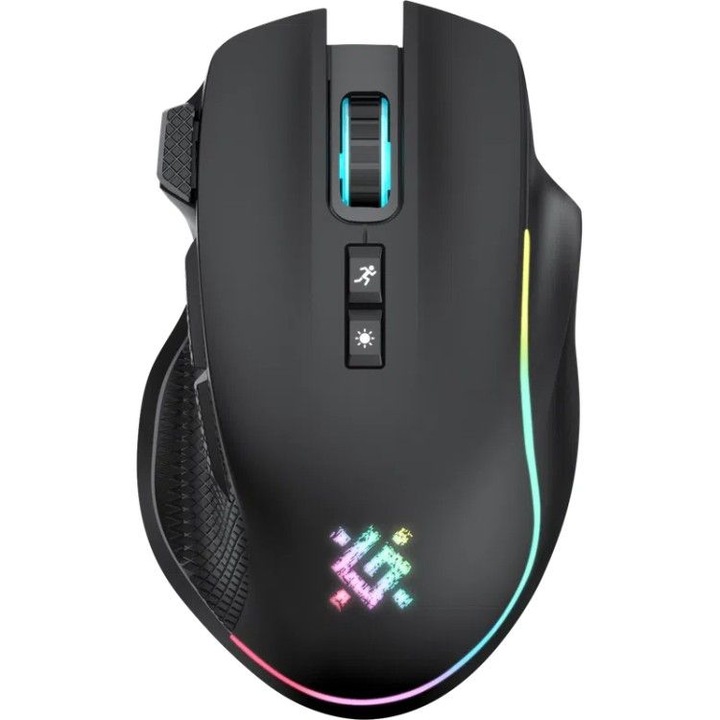 Mouse de gaming wireless Defender Thunder GM-213, 1600DPI, RGB, negru