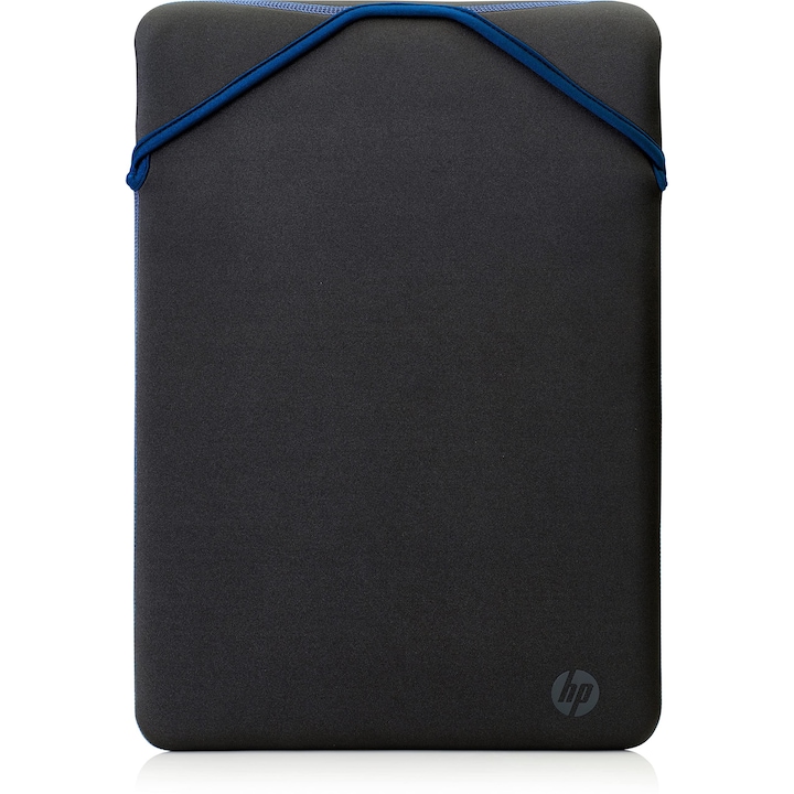 Husa Reversibila Hp Pentru Laptop De 14, 1 Inci, Neagra Si Albastra