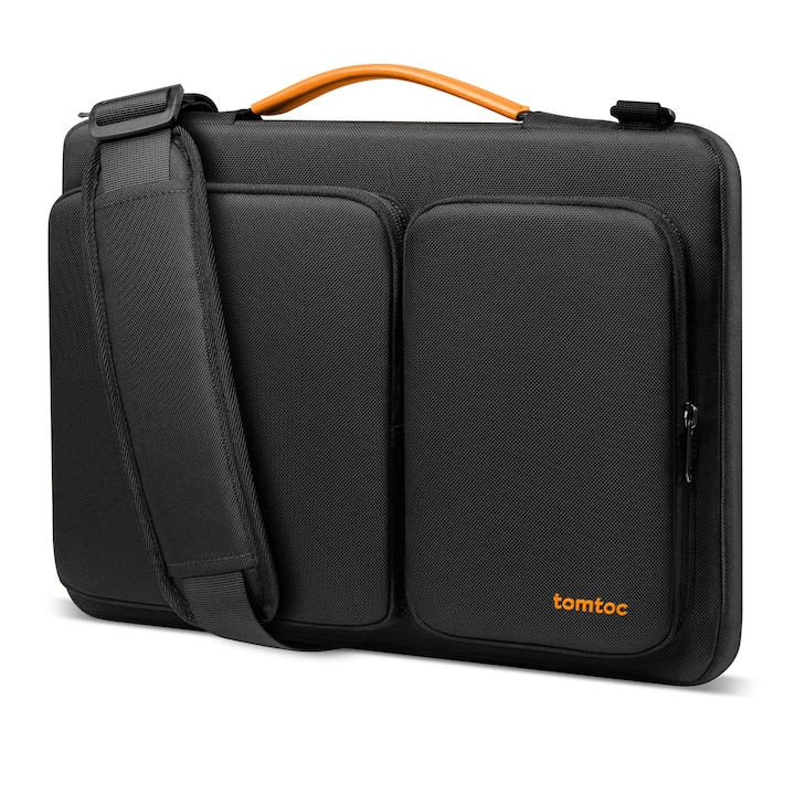 Geanta Pentru Laptop Tomtoc, Protectie 360° Pentru Macbook Pro M4 De 16 Inch, Pentru Macbook Max M4/M3 De 16 Inch, Geanta Impermeabila Pentru Notebook, Spatiu Pentru Incarcator/Mouse, Husa Durabila Pentru Laptop, Pentru Naveta Zilnica