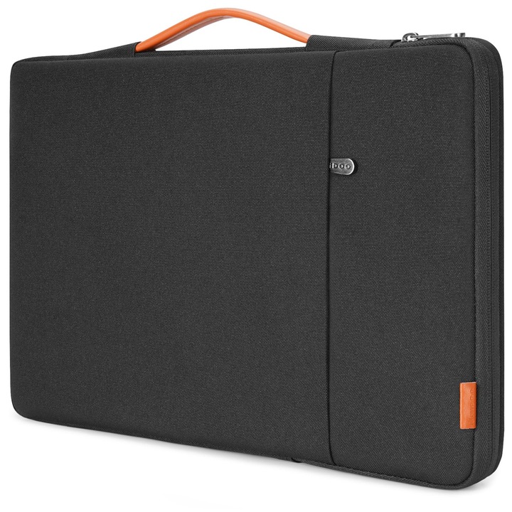 Geanta Laptop Nidoo Pentru 15.6" Legion Slim 7 Gen 6 / Thinkpad T15 P15S E15 L15 Gen 2/16" Inspiron 16 Plus / 16" Legion 7 Gen 6/16" Legion 5I Pro Gen 7 / New Xps 17, Husa De Protectie Neagra Pentru Notebook