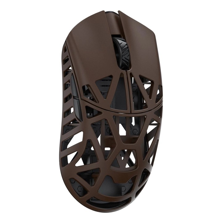 Mouse wireless WLMouse Beast X Max, 30000DPI, culoare Brown
