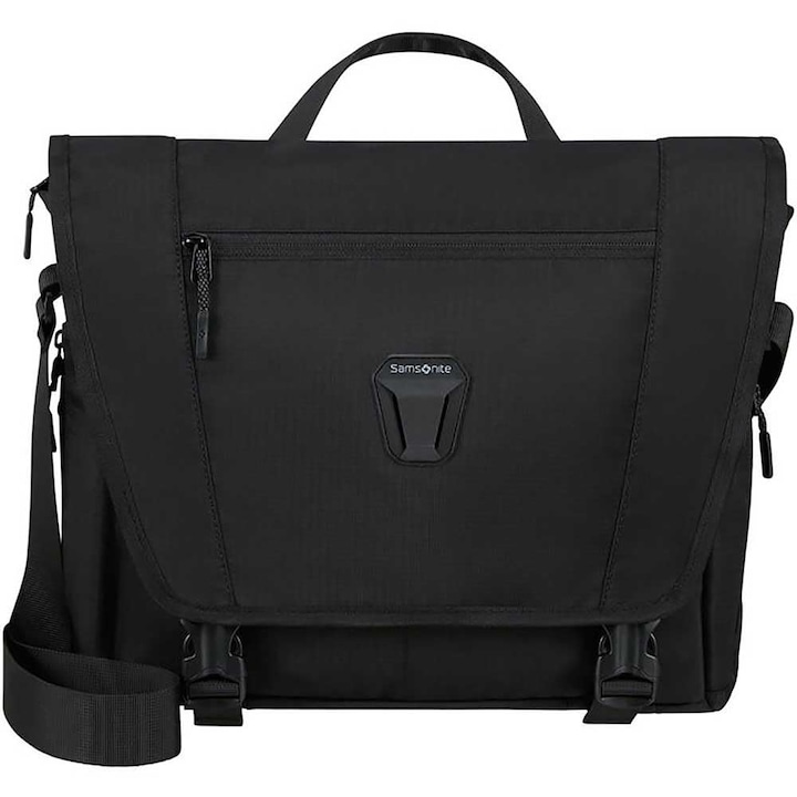Samsonite Dye-Namic - Geanta Messenger 14 Inch, 38, 5 Cm, 15 L, Negru
