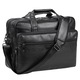 Seyfocnia Geanta Laptop Barbati, 17, 3 Inch (43, 9 Cm) Servieta Business Geanta De Mana Din Piele Geanta Laptop Pentru Calatorii De Afaceri, Negru