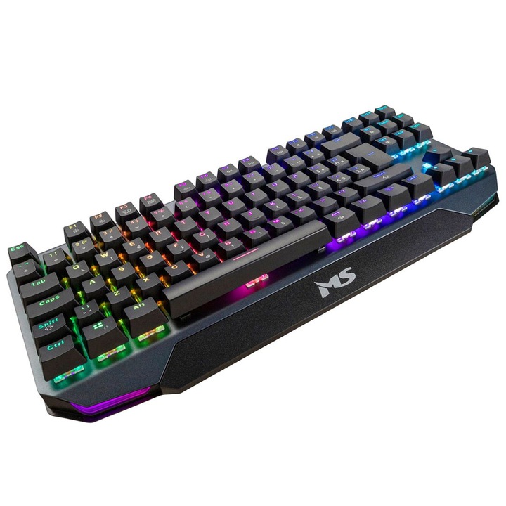 MS Elite C905 RGB Gaming Billentyűzet, Fekete, USB