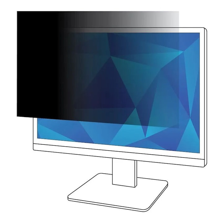 Filtru de confidentialitate 3M PF185W9B pentru monitor 18,5" 16:9
