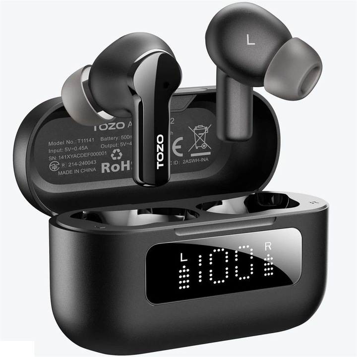 Casti cu fir Sandberg 3in1 Office Headset Pro ENC, microfon, negru, 1.2m