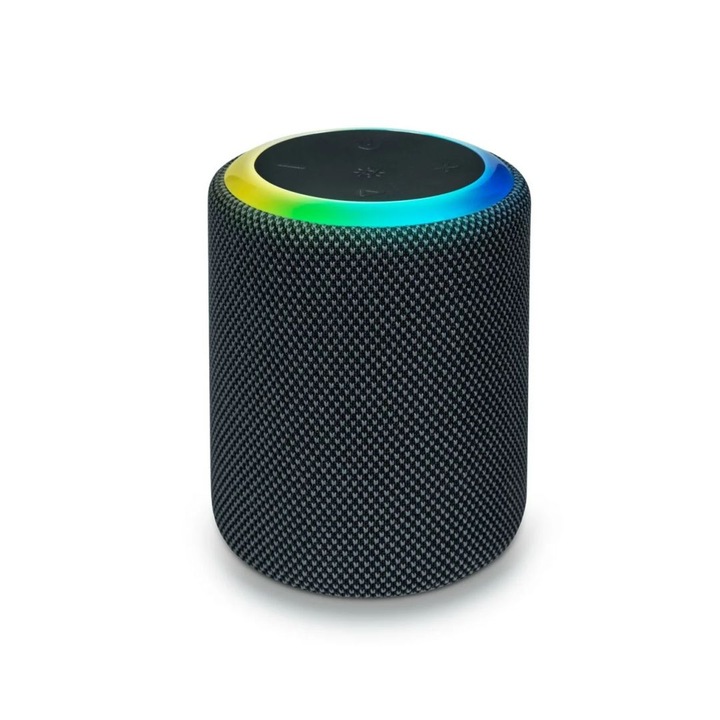 Boxa Bluetooth Bigben Interactive Party MS1, 15W, neagra, cu RGB