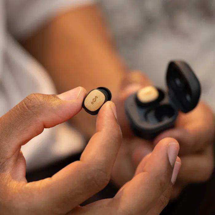 Casti Bluetooth Marley Smile Jamaica Mini, negru, 10m, 2.0